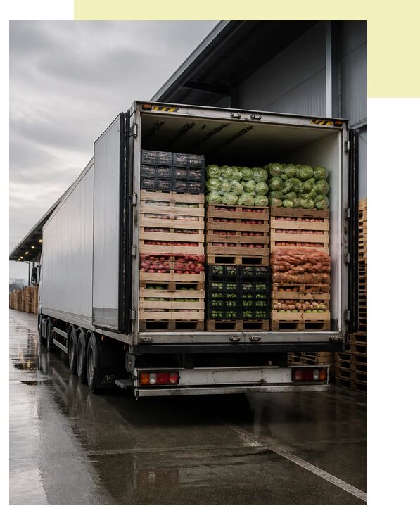 Перевозка плодоовощной продукции в Балашиху по цене от 5127 р. | Агросервис-Блш